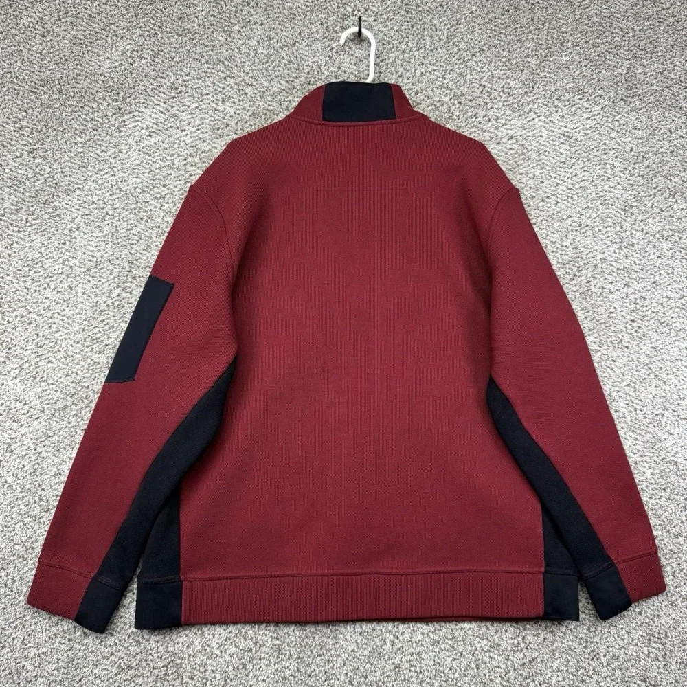 Alaskan Hardgear Gravel Tec Fleece Men's 2XL‎ XXL 1/4 Zip Pullover Jacket Red